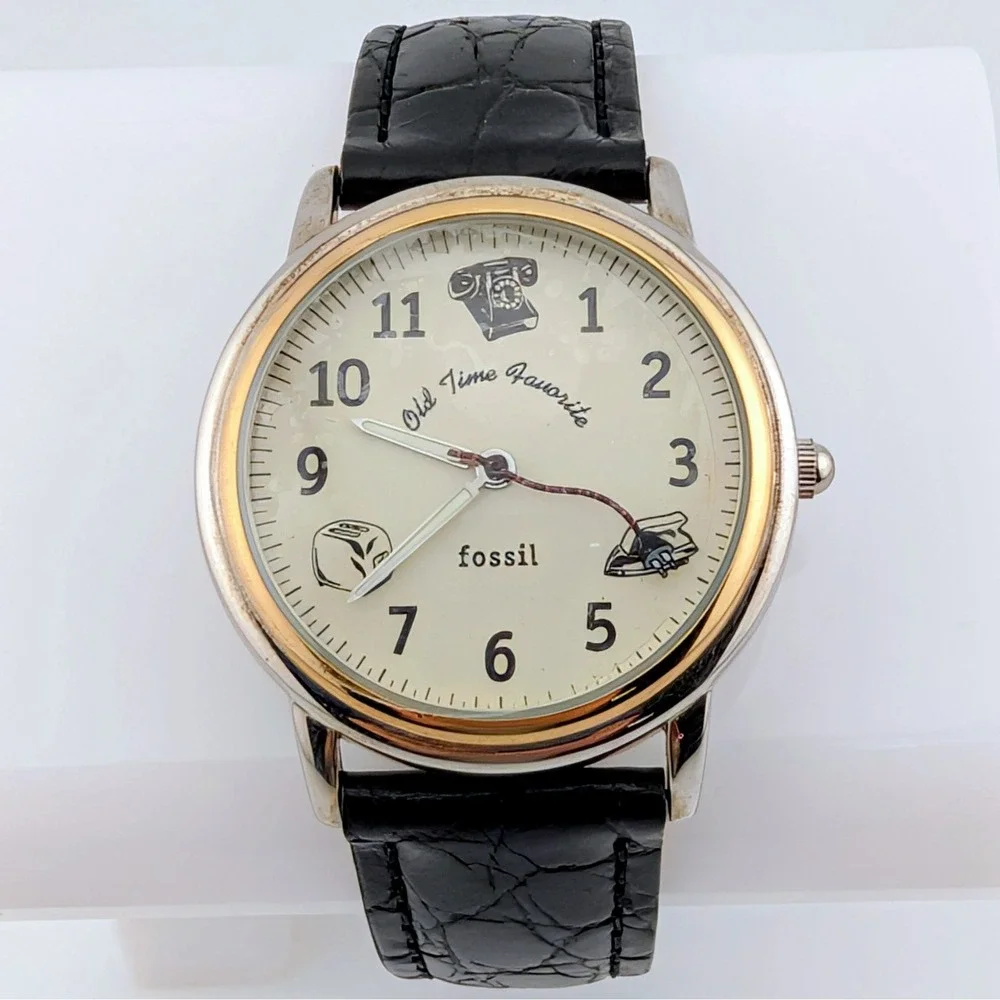 Fossil Old Time Favorites 1994 LE-9493 Limited Edition #0021/5000 34mm Watch